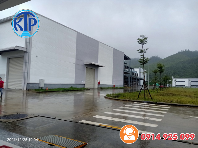 Sơn sàn epoxy kháng khuẩn cho Nhà Máy Sản Xuất Linh Kiện Hàng Không Vũ Trụ Sunshine - Đà Nẵng