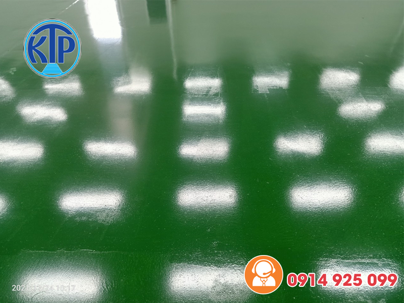 Sơn sàn epoxy kháng khuẩn cho Nhà Máy Sản Xuất Linh Kiện Hàng Không Vũ Trụ Sunshine - Đà Nẵng