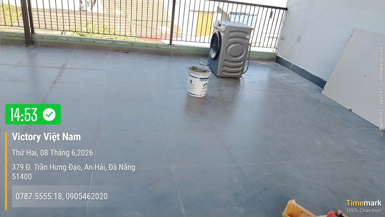 Thi công chống thấm sàn mái, sàn nhà vệ sinh khách sạn đường Trần Hưng Đạo, TP Đà Nẵng  
