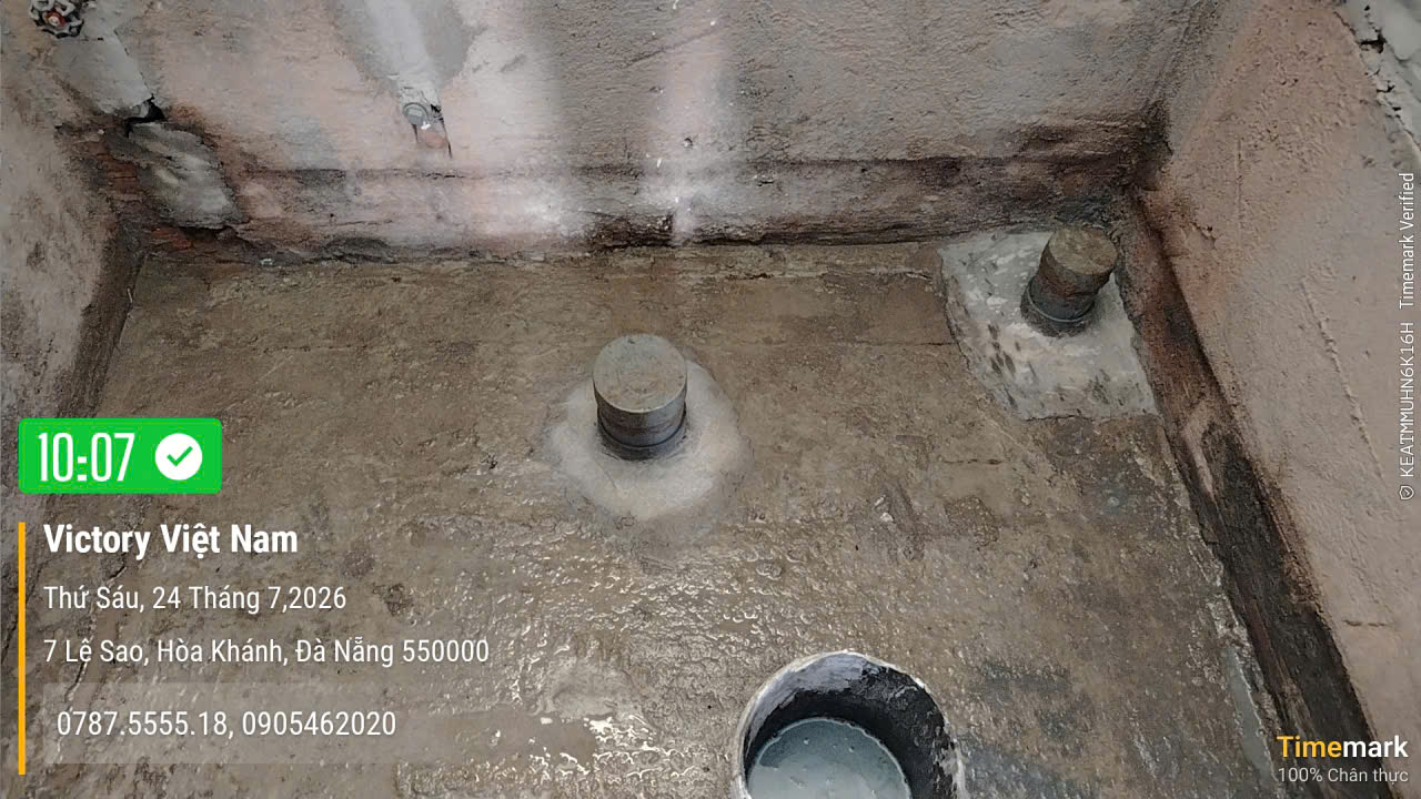 Chống thấm sàn và nhà vệ sinh công trình dân dụng đường Lê Sao, Đà Nẵng