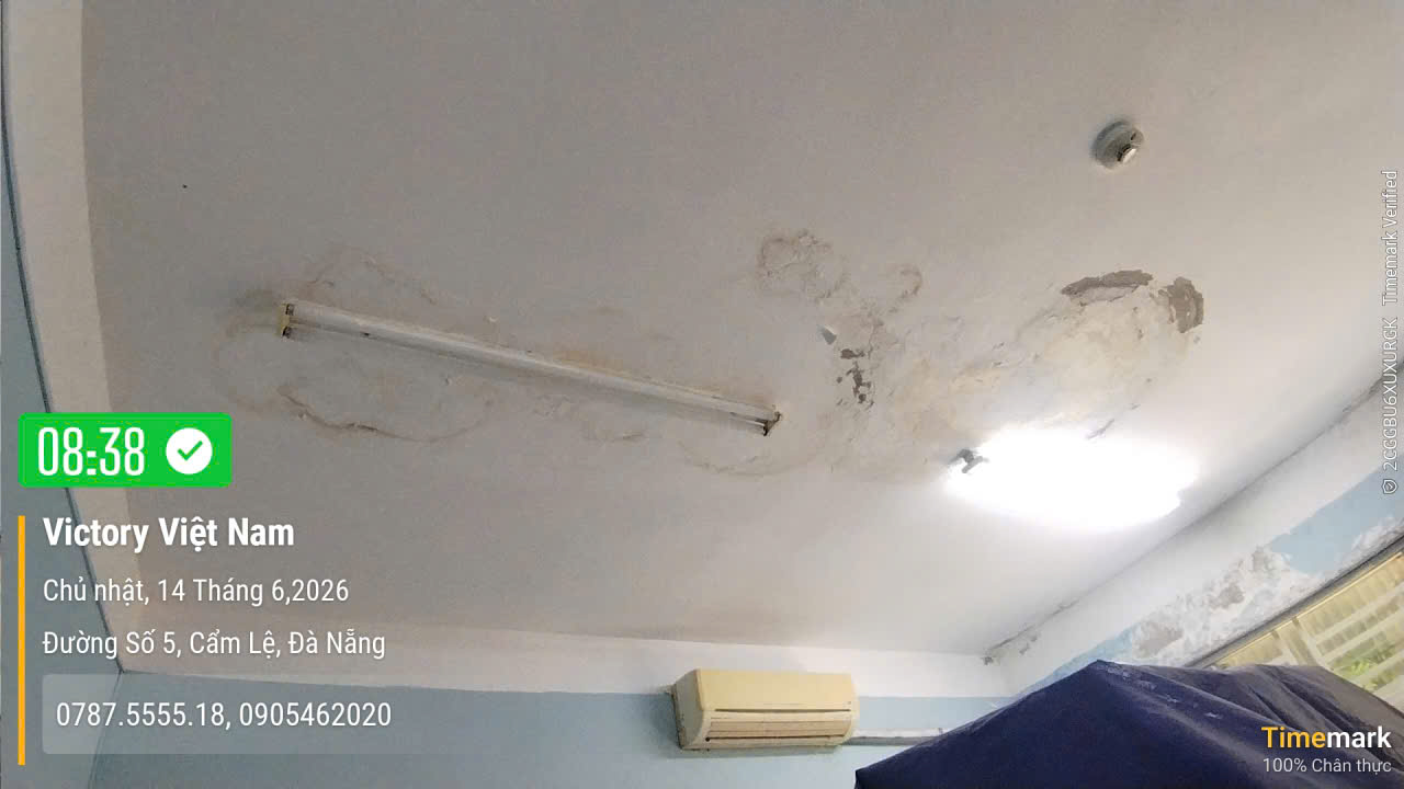 Thi công chống thấm tường nội ngoại thất, sơn nội ngoại thất cho công ty Điện Lực Đà Nẵng