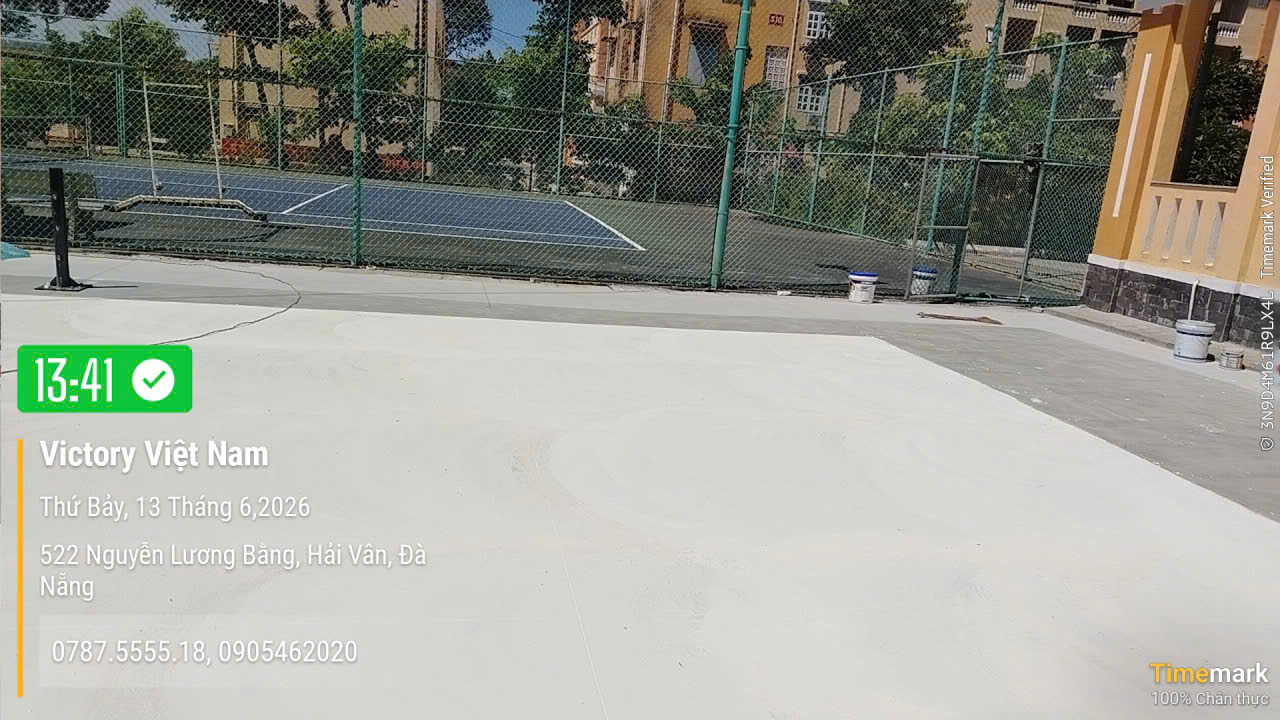 Thi công sơn epoxy sân pickleball tại Đà Nẵng