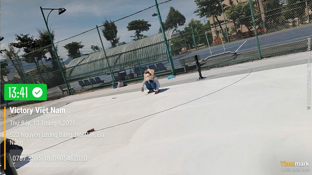 Thi công sơn epoxy sân pickleball tại Đà Nẵng