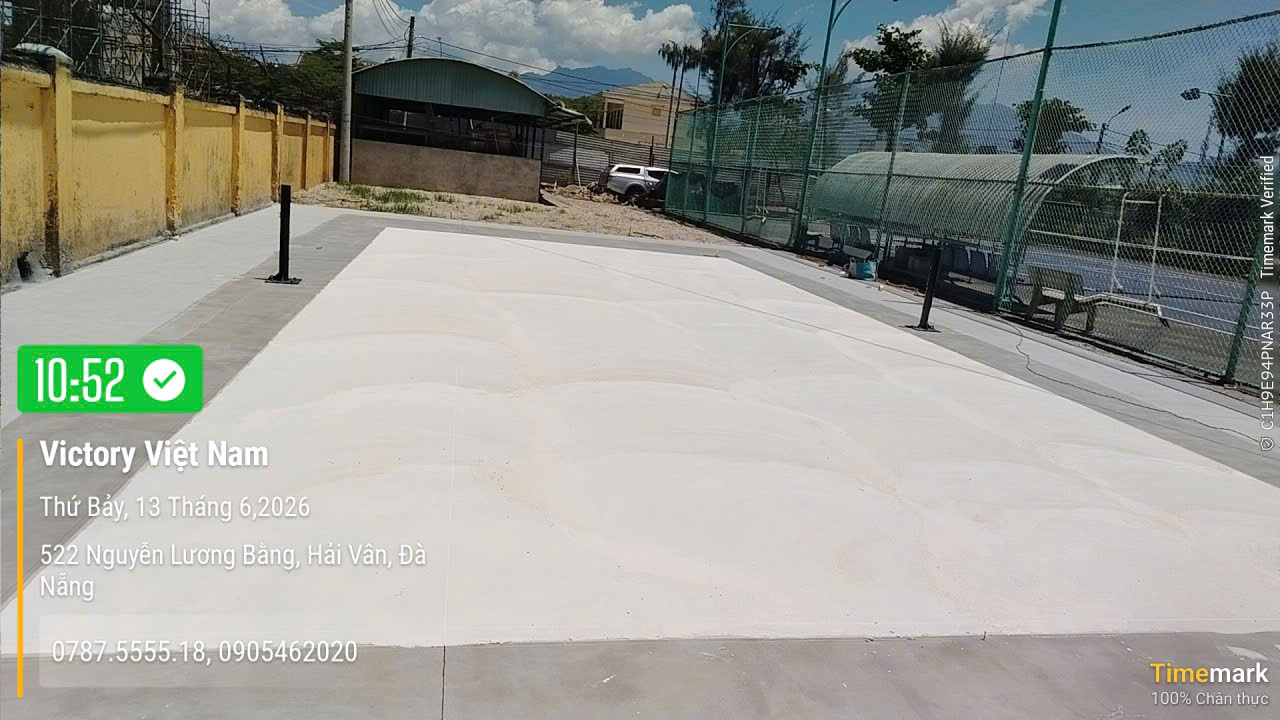 Thi công sơn epoxy sân pickleball tại Đà Nẵng