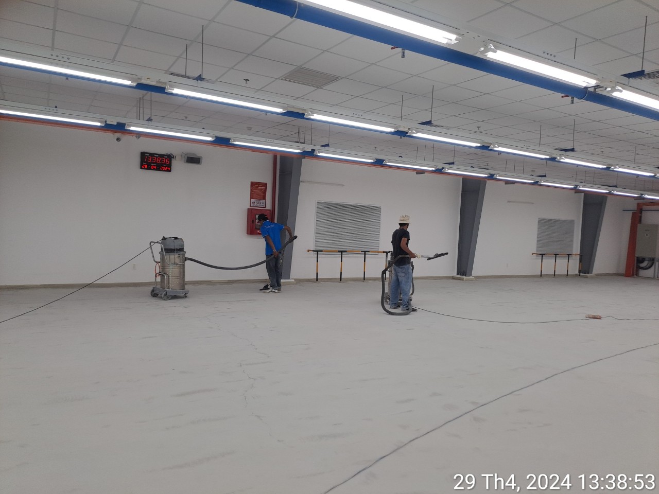 Công trình sơn sàn epoxy nhà xưởng Cty CCI Việt Nam hơn 2400m2