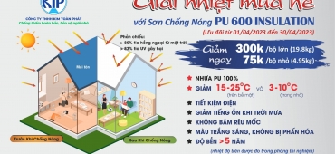 Sơn Chống Nóng, Chống Rỉ, Cách Nhiệt, Chống Thấm Mái Tôn | Giải Pháp Chống Nóng | Giải Nhiệt Mùa Hè