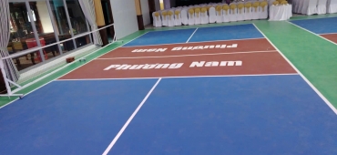Thi Công Sơn Sân Thể Thao - Sân Pickleball Bằng tại Đà Nẵng
